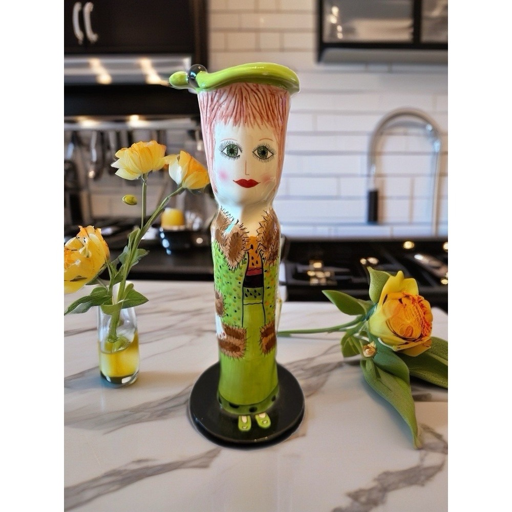 Bella Casa Susan Paley Ganz Melinda's Silk Trimmed Jacket Bud Vase Candle Holder